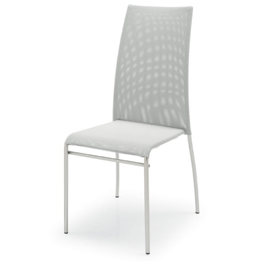 Connubia by Calligaris Sedia Wave con struttura in metallo e seduta