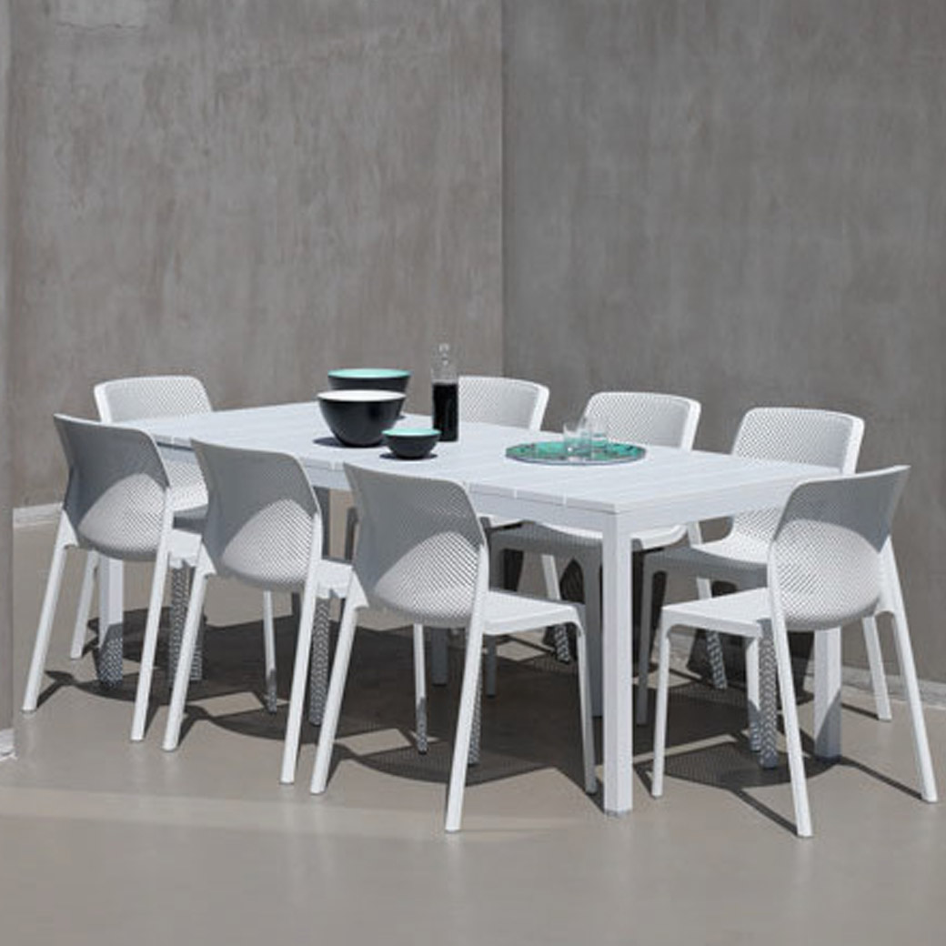 Nardi Garden Tavolo Rio 140 Extensible con piano DurelTOP in