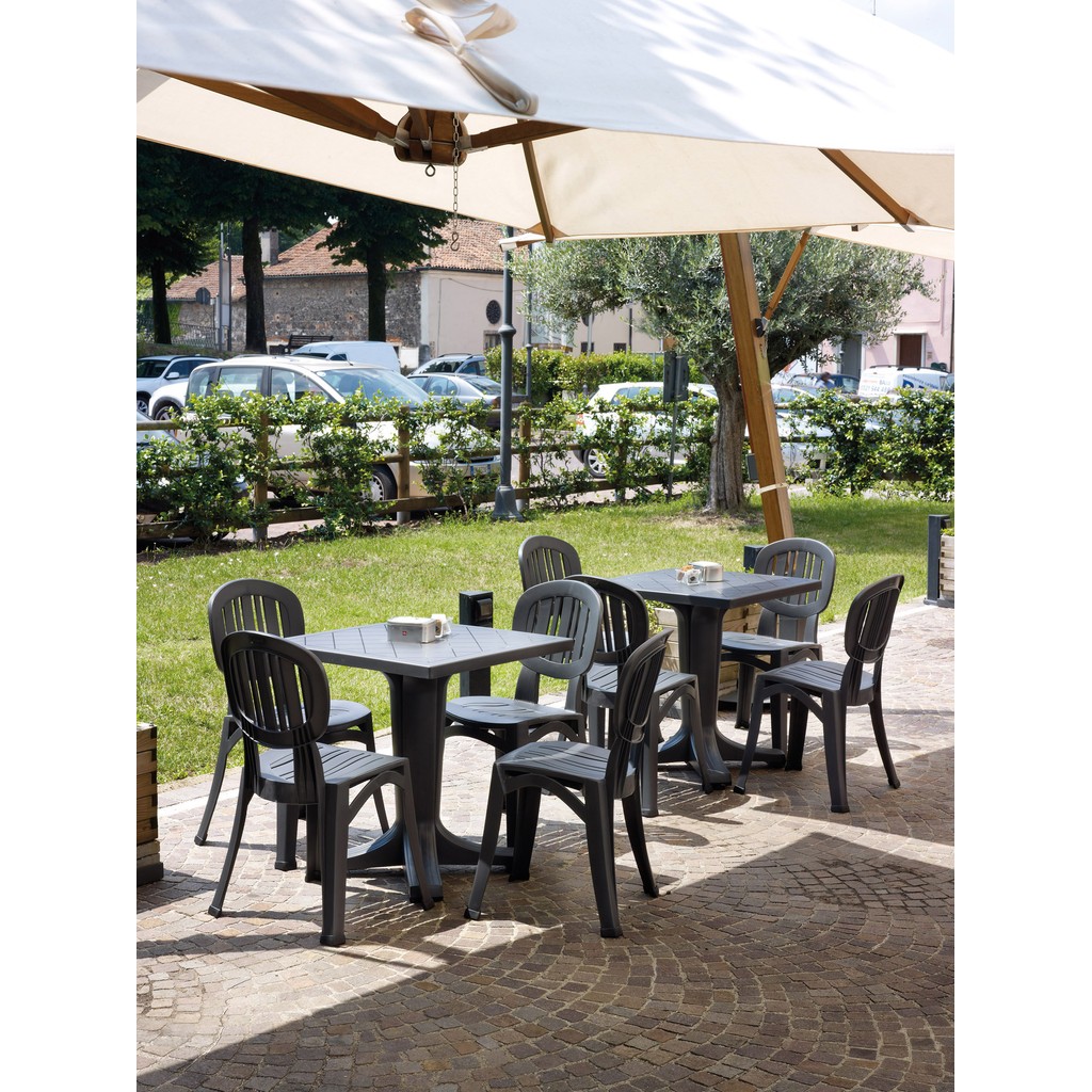 Nardi Garden Sedia Elba in polipropilene, impilabile, con piedini