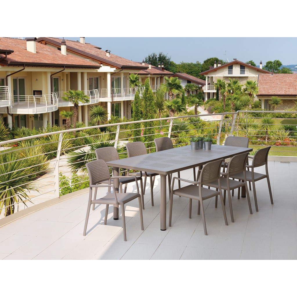 Nardi Garden Tavolo Libeccio allungabile 160/220x100x74h cm, con piano