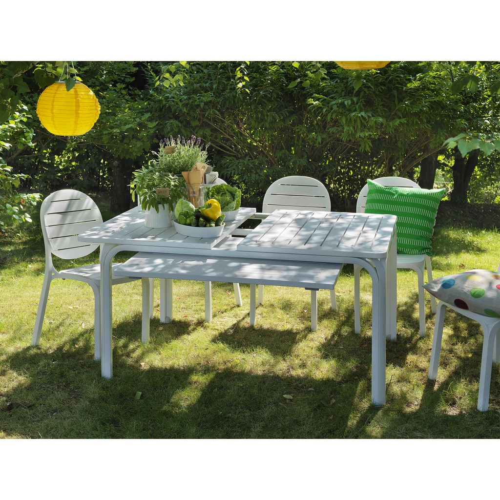 Nardi Garden Tavolo Alloro 140 Extensible, piano DurelTop, gambe in