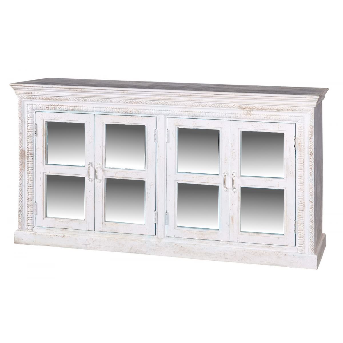 Arredo Shabby Credenza a vetri dialma cod. 8898