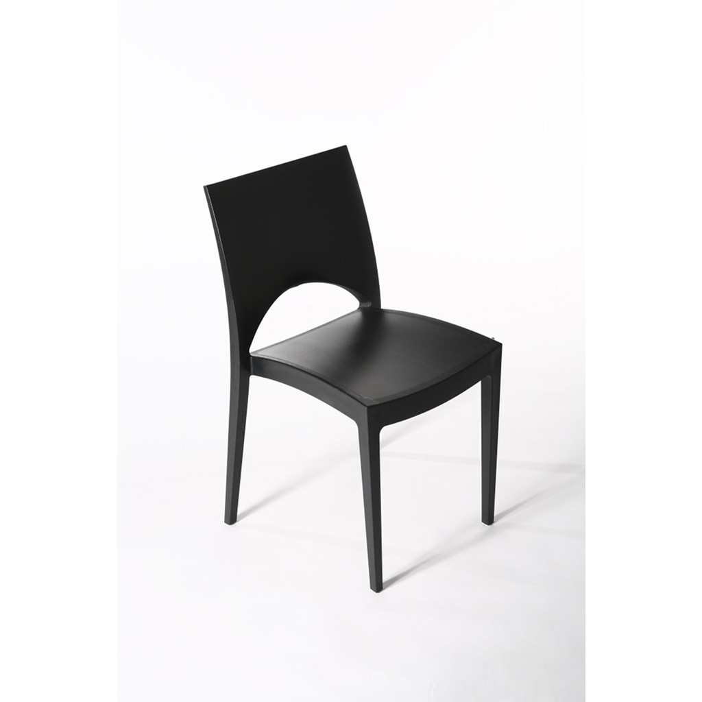 Sedia Paris Bianco Opaco Impilabile - Design Moderno Per Interni Ed Esterni