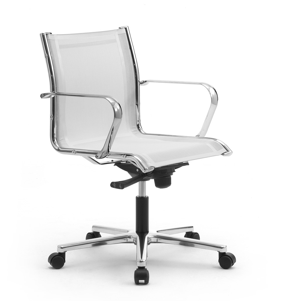 Base A Stella In Alluminio Per Sedia Ufficio - Diametro 66cm, Foro 5cm, Portata 100kg, Ricambio Sedia Girevole