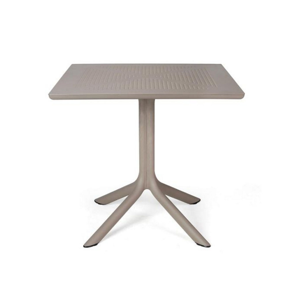 Nardi Garden Tavolo Clip 80x80 in polipropilene fiberglass con