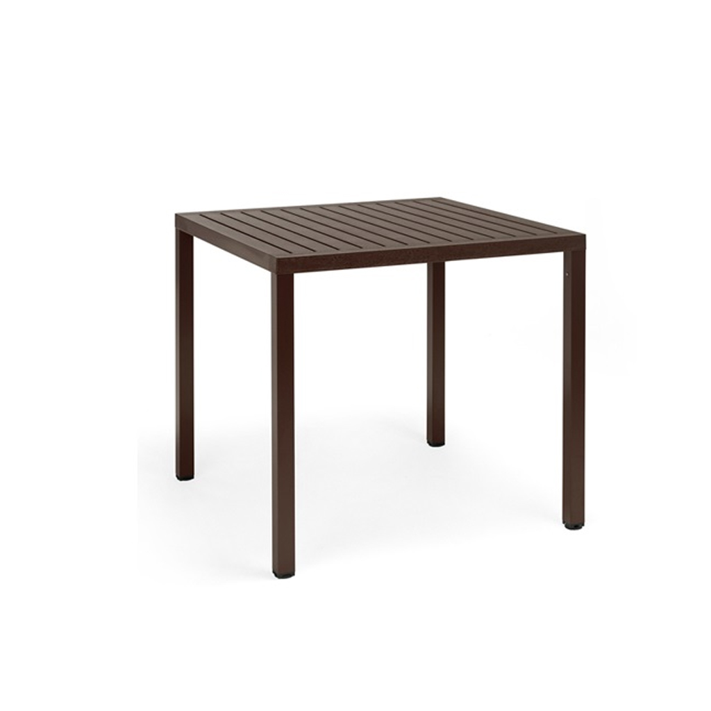 Nardi Garden Tavolo Cube 70x70, piano DurelTOP e gambe in alluminio